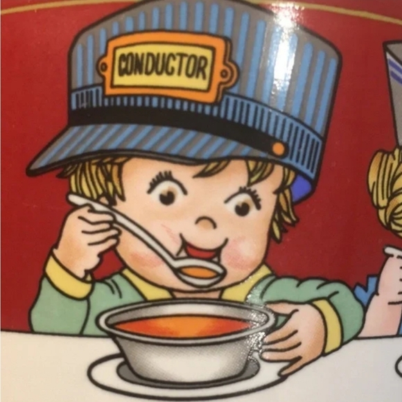 Set of 3 Vintage 1993 Campbell Soup Co. Kids Design Ceramic Soup Mugs Cups - Picture 9 of 11